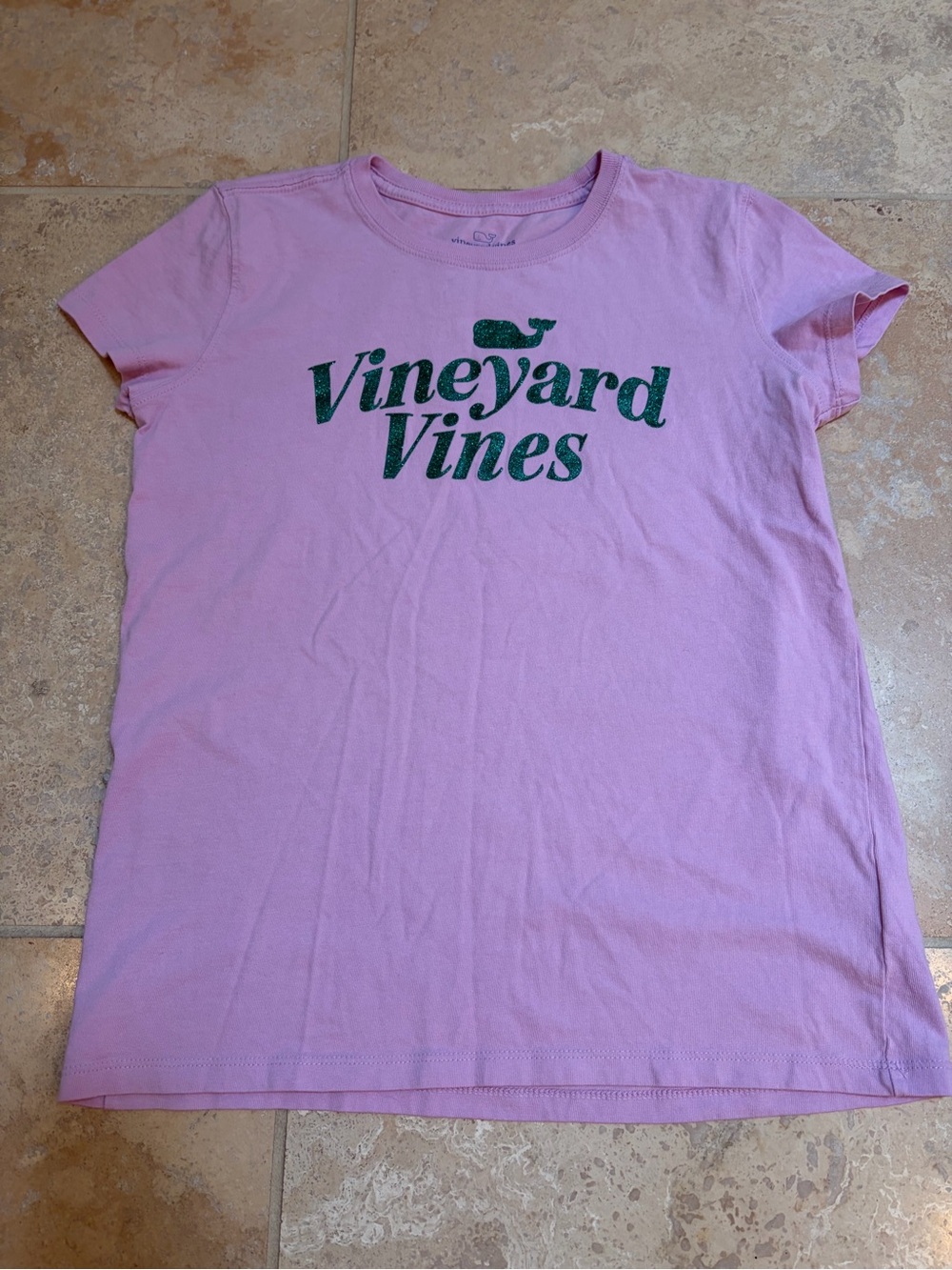 Vineyard Vines Pink Logo Graphic Tee